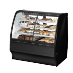 True TGM-DZ-48-SC/SC-W-W - Dual Zone Merchandiser, 48
